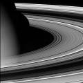 What are Saturn's rings formed from?